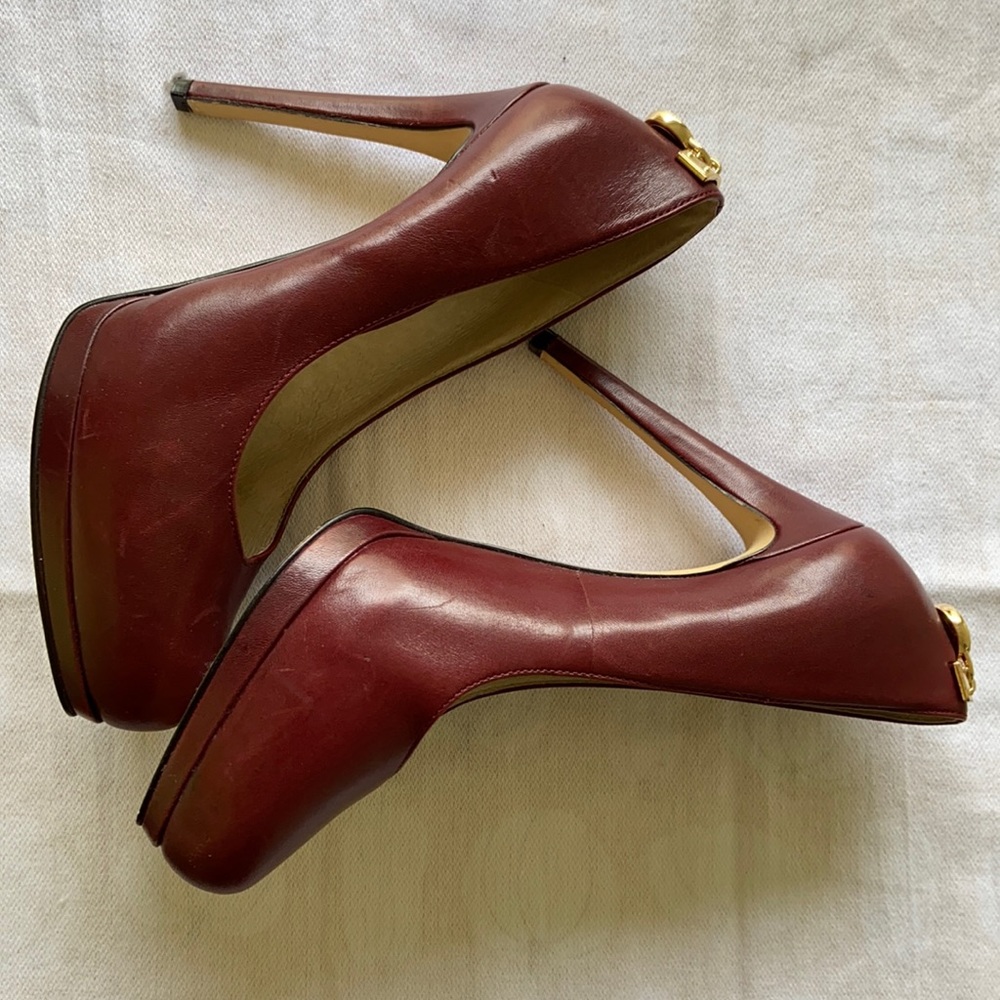 Michael Kors Burgundy Pumps